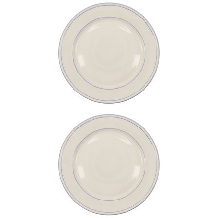 Nicolas Vahé Bistro middagstallerken Ø27 cm, blå/hvid, 2 stk. | KitchenOne