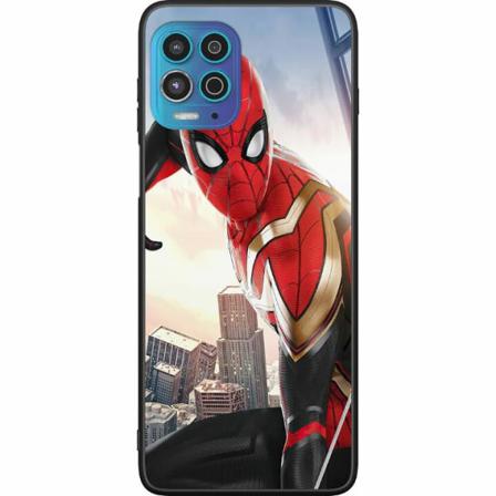 Motorola Moto G100 Svart Skal Spiderman