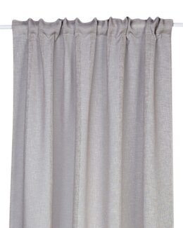 Yhdistelmänauhaverho Mira yksivärinen 2 kpl Greige