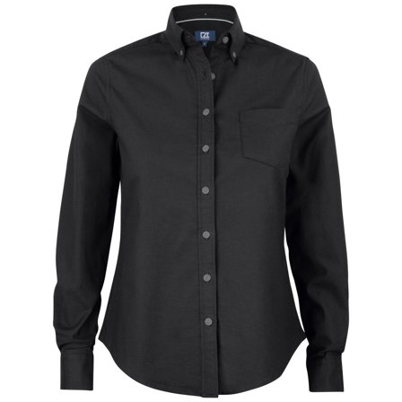 CUTTER & BUCK Skjorta Hansville dam svart XL - Lyreco - Yrkeskläder - Skjortor och blusar - Skjortor