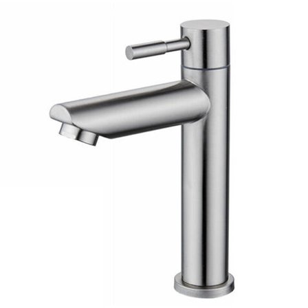 Rustfri stål vandhane til udendørs vask, nem installation, metalkonstruktion giver lang levetid og rustbestandighed under alle vejrforhold