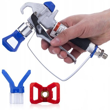 Malerpistol PM-RUS01 med Beskyttelse – 248 Bar | 4-Fingers Udløser | Kompatibel med Graco, Wagner, Titan