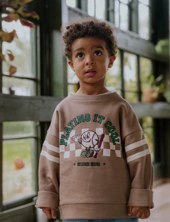 Fliink Alvin Cool Sweatshirt - Brown - 98