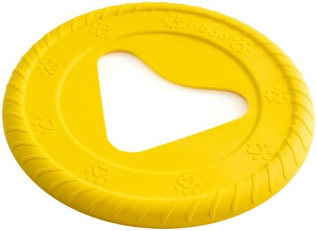 Fiboo Hundefrisbee 25 cm Gul - Apporteringsleker
