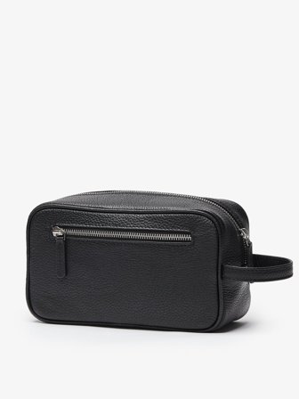 John Henric Men's Schwarze Kulturtasche Size Onesize