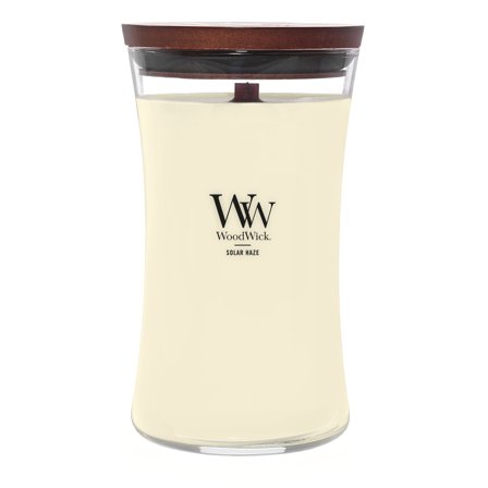 Woodwick Hourglass Candles Solar Haze 609gr - Candela Profumata