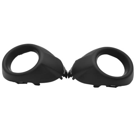 For Ford Focus 3 Iii 2012-2014 Front Bumper Fog Light Cover Bezels Housing Trim-black