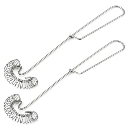 2-pack spiralvispar, rostfria vispar, högkvalitativa såsvispar, mini små spiralvispar för mixers, matlagnings- och kökshjälpmedel, diskmaskinssäkra