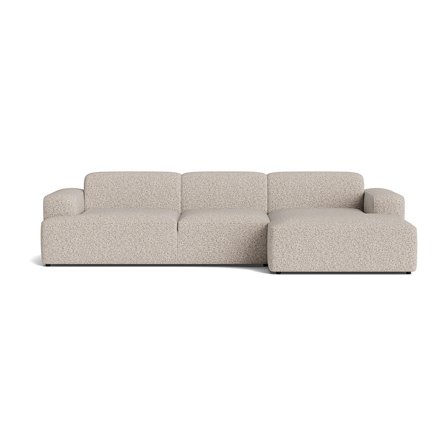 Madrid XL chaiselong sofa, højrevendt - Puente Lys Greige - 317x101x75 - Sofa, chaiselong