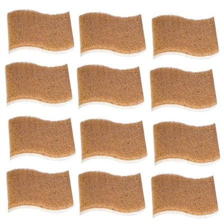 Naturlige Køkken Skuresvampe, Ridsefrie Rengøringssvampe til Opvask, Sikre Cellulose Svampe til Non-Stick Køkkengrej