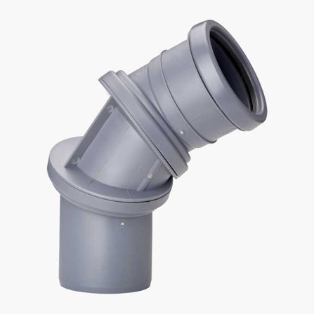 Avloppsböj Flex 75 mm - Biltema