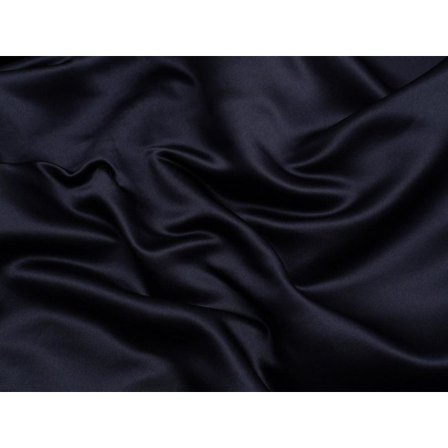 Minerva Classique Duchess Sateng Stoff Marineblå - per meter