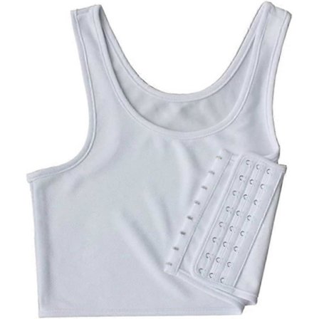 Sports BH Åndbar Flad Kompression Brystbinder til Tank BH Lesbisk Vest