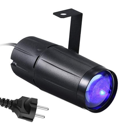 Discokula Pin Spot Light LED Scenbelysning Beam Spotlight Ljus för Spegelsal Klubb Fest Bar DJ Evenemang