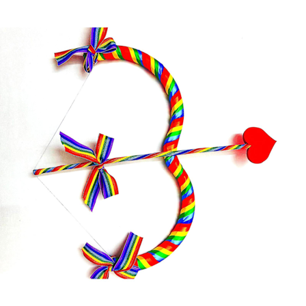 Cupid Jousi ja Nuolisetti Leikkikausi Vauvan Asun Vaahtokumi Kerubi, Kuuma! rainbow color