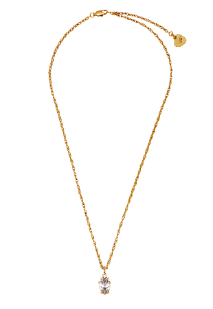 Dyrberg & Kern Spira SG Crystal Halsband Dam Vit ONESIZE