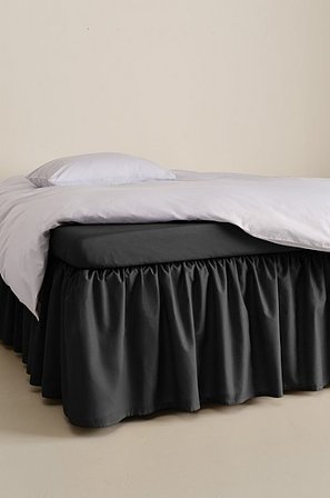 Jotex - Röyhelöhelmalakana Orgaaninen Korkeus 45 Cm Harmaamusta Harmaamusta - ZACK - Osta Helmalakanat Jotex