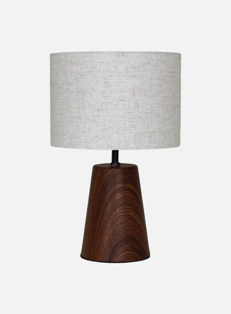 Siri bordlampe m/skjerm - brun