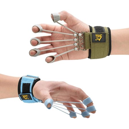 Hållbar och bekväm handgreppstränare, stärker fingrar, underarmar och handleder, isolerar och tränar individuell fingerflexibilitet
