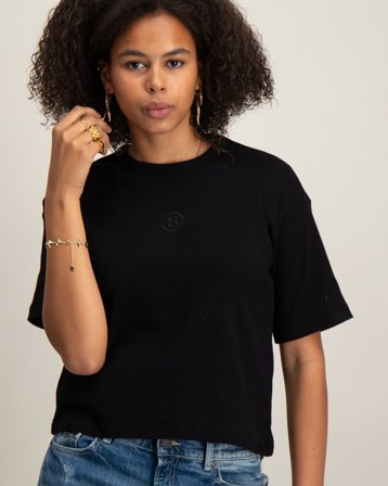 Sofie Schnoor T-shirt Svart T-shirts Tjej - Kids Brand Store