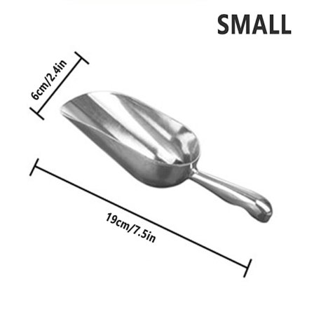 Multifunksjonell spade i aluminiumslegering, bærbar teskje, isskje, melspatel, risskje for kjøkkentilbehør