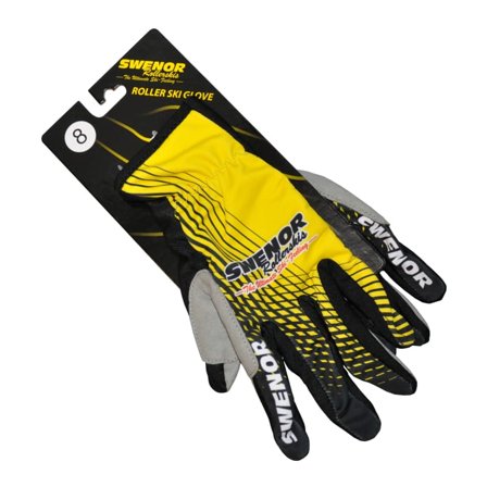 Swenor Roller Ski Gloves Men workout gloves Yellow 7
