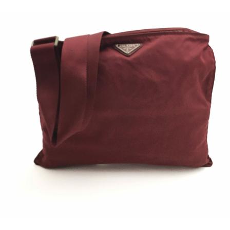 Prada Vintage Pre-owned Cross Body Väska röd, Dam Vintage Väskor, Dam, Storlek: ONE SIZE