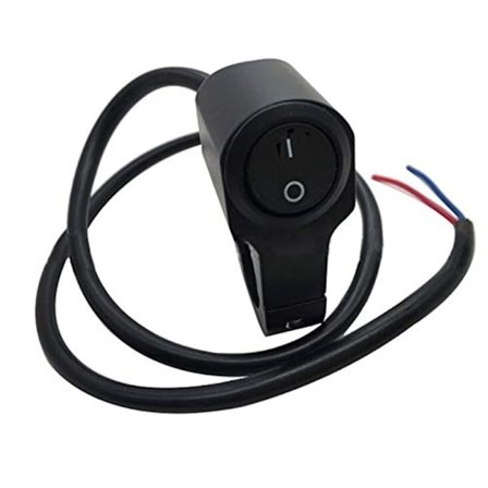 12V 7/8" Motorcykel Styr Vandtæt Kontrolkontakt Aluminium Legering til 22mm(23mm) Styr Lyskontakt (til Spotlight Forlygte Elektrisk System