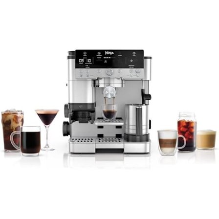 Kaffemaskin - NINJA - ES601EU Luxe Premier - 1650 W - 2 Liter - Rostfritt stål