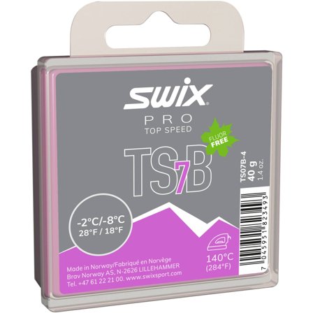 Swix TS7 Black -2°c/-8°c ski wax ONESIZE