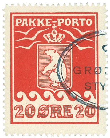 Grønland 1937 - Pakkeporto - AFA 16 - Stemplet