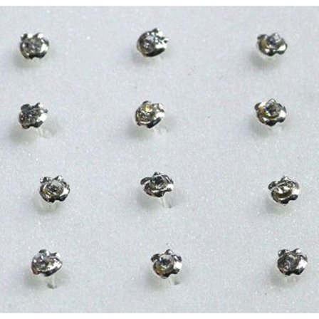 925 Silver PIERCING näsa Stud