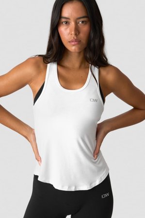 ICANIWILL - Everyday Tank Top White- Training tank tops - Damen - ICIW