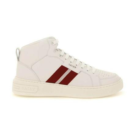 Bally Bally myles leather high sneakers vit, Herr, Herr, Storlek: 40 EU