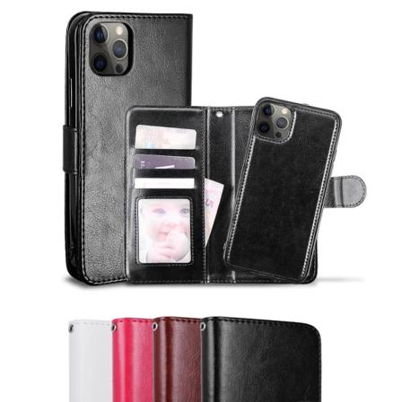 iPhone 15 Fodral / Magnet Skal 2in1 - Välj Färg! Vit