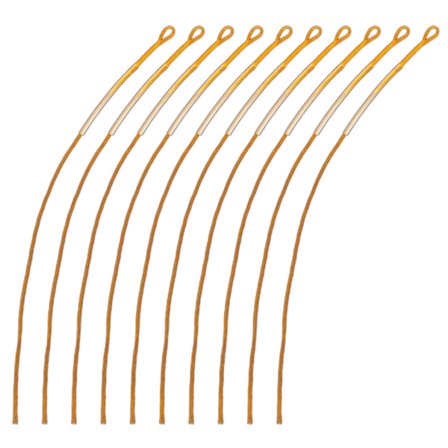 10 stk./pakke Flettet fluefiskesløyfekobling 20LB/30LB/50LB Fluesnøresløyfekoblinger Flettet fortom fisketilbehør