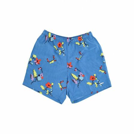 Obey, shorts easy digital Blauw, Heren, Maat:M