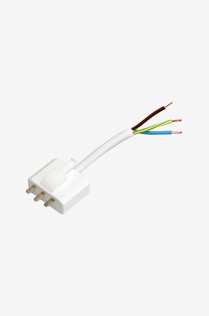 PR Home - Takkontakt DCL, jordet 20 cm - Hvit - Tilbehør - Fra Homeroom