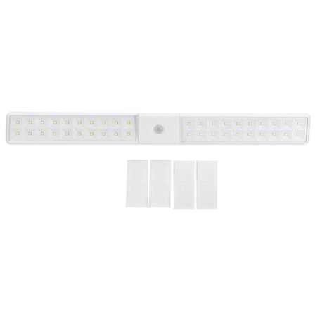 LED-liiketunnistimen kaappivalo valoherkkä infrapuna yölamppu valkoinen