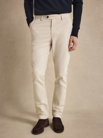 John Henric Men's Sand Chinos Slim Fit Size 33