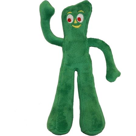Multipet Gumby Plussj-fylt Hundeleke, Grønn, 8 Tommer (pakke med 1)