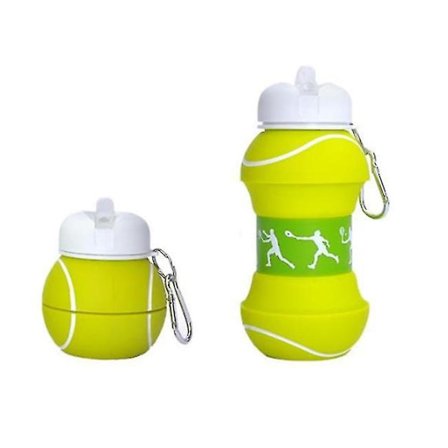 Utomhussport Vattenflaska Basket Tema Silikon Folding Cup