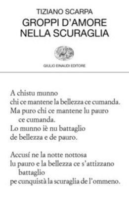 Groppi d'amore nella scuraglia Tiziano Scarpa