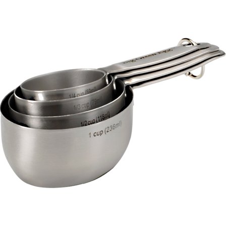 Big green egg Målebeger 4 stk' - 'Stål