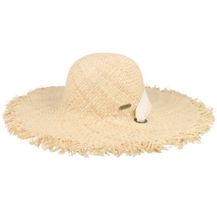 Rip Curl - Beis straw Sombrero - Wategos Fringed Boho Hat Naosral Straw Hat @ Hatstore
