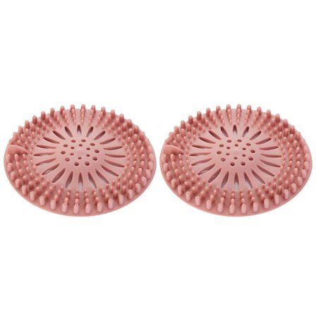 2 stk. Badeværelsesgulvafløbspuder Anti-Tilstopning Afløbs Hårfanger Badekar Brusebad Gulv Hårfanger Køkkenvask Gulv Afløbs Hårfanger 