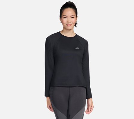 Skechers, GO DRI STRIDE Long Sleeve Crew, Naiset