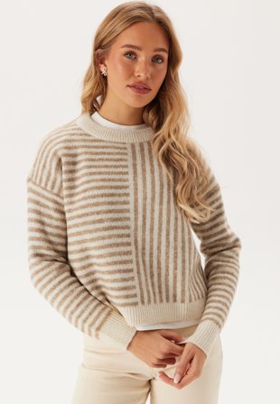 VERO MODA Vmuranus Ls Oneck Cropped Pull Klær