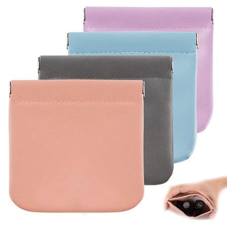 Kosmetikväska i fickformat, vattentät bärbar liten sminkväska utan dragkedja Självstängande liten sminkväska Mini sminkväska för kosmetika Hörlurar