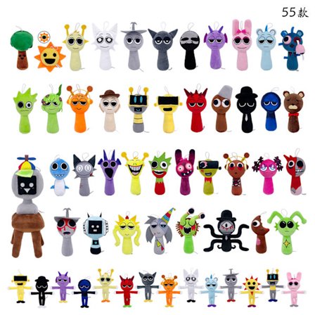 Gos- Sprunki plysch rytm låda nytt spel plysch leksaksfigurer